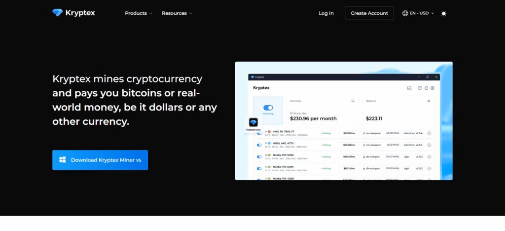 Kryptex Miner