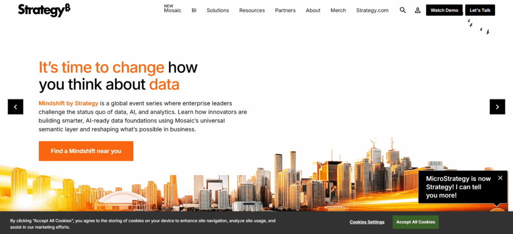 10 Best Bitcoin Treasury Companies 2025 2 MicroStrategy Inc.