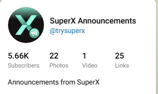 SuperX Telegram Bot
