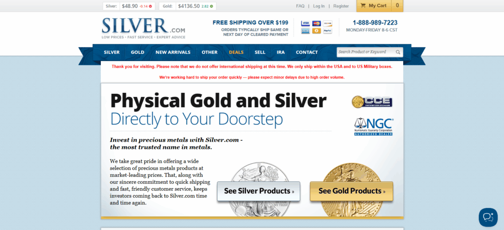 10 Best Places to Purchase Silver Coins Online & Offline 7 Silver.com