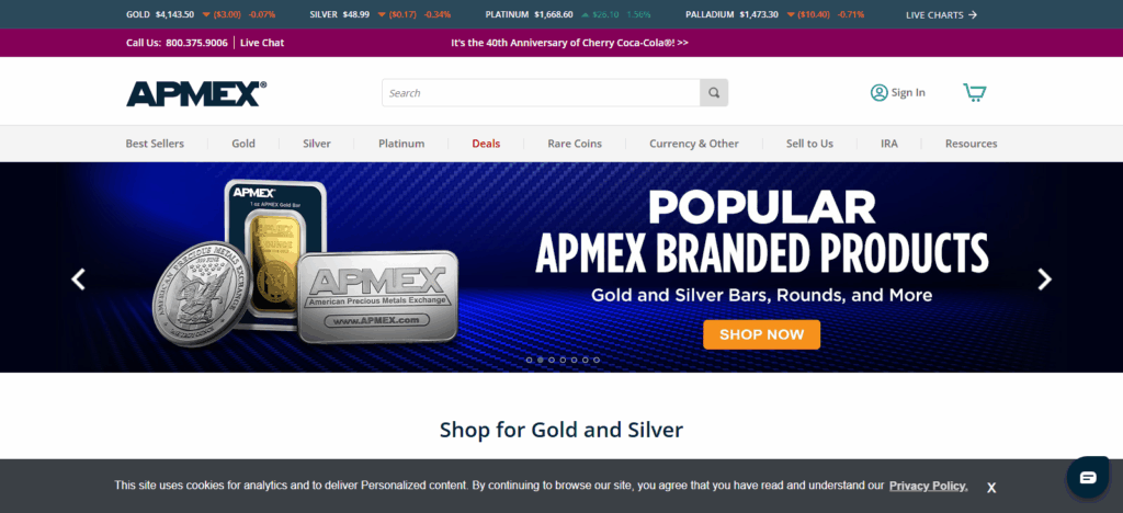 10 Best Places to Purchase Silver Coins Online & Offline 5 American Precious Metals Exchange (APMEX)