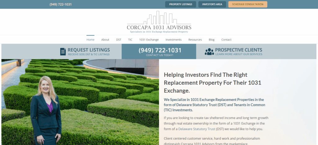Corcapa 1031 Advisors
