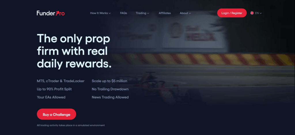 10 Best Prop Firms for Malaysia: Top Trading Opportunities 2025 6 FunderPro