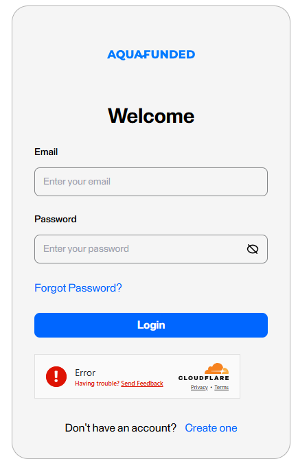 AquaFunded: Top Prop Firm for Traders in 2025 4 Step 2: Sign up / Create an account.