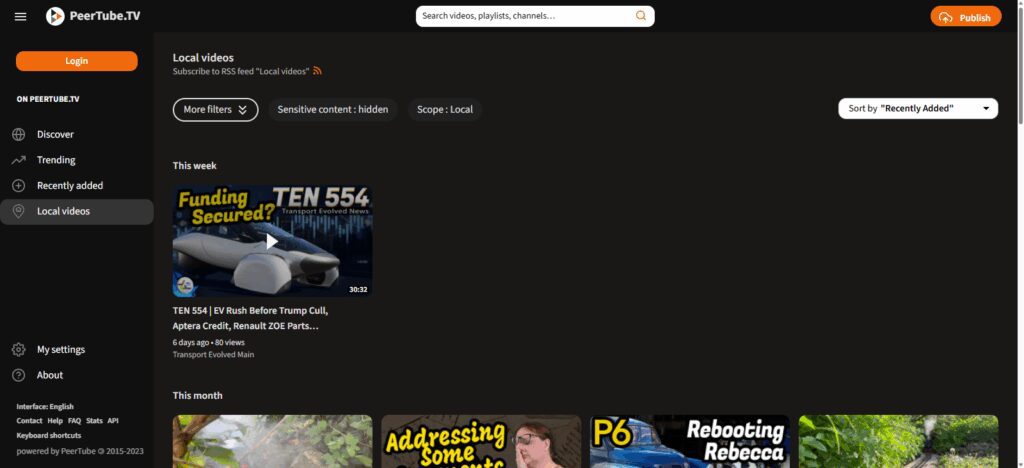 11 Best Blockchain-Based YouTube Alternatives to Explore 5 PeerTube