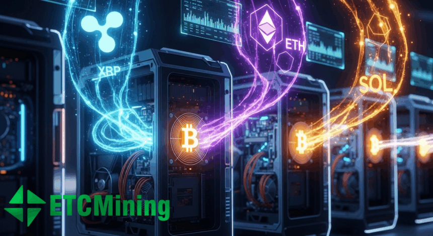 Activate Bitcoin Mining Rigs with XRP, ETH, and SOL—Earn Up to $10,000 Daily