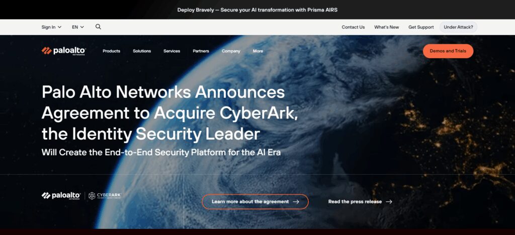 10 Cybersecurity Development Services Company 2 Palo Alto Networks