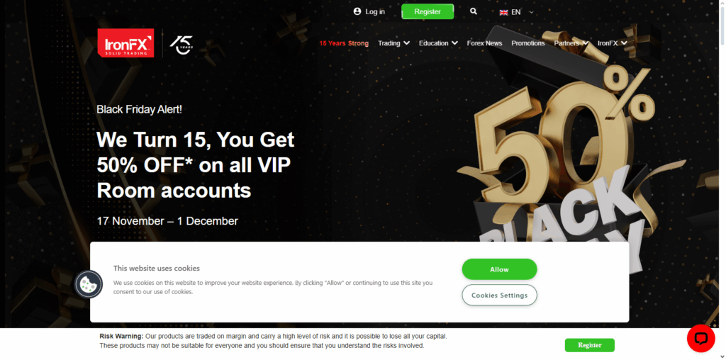 10 Best Fixed Spreads Forex Brokers 2025 4 IronFX