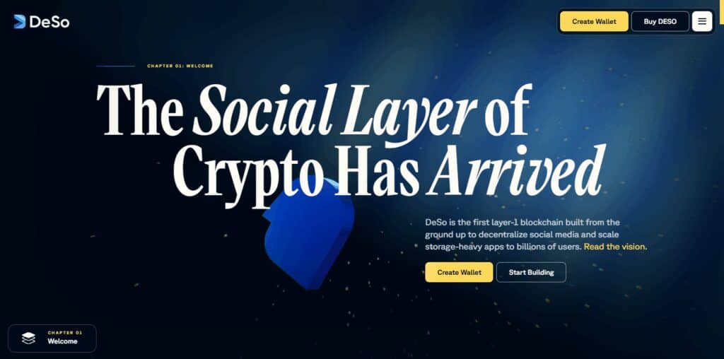 DeSo (Decentralized Social)
