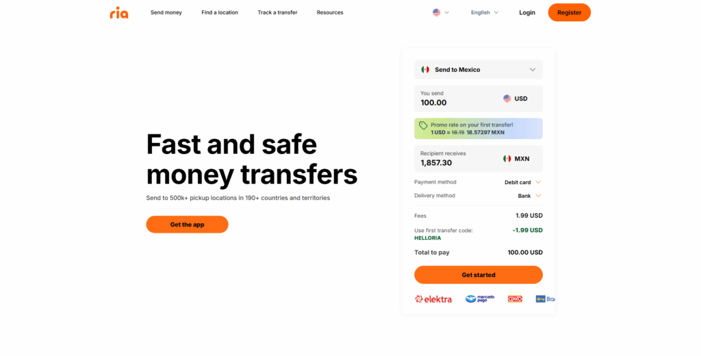 Ria Money Transfer 