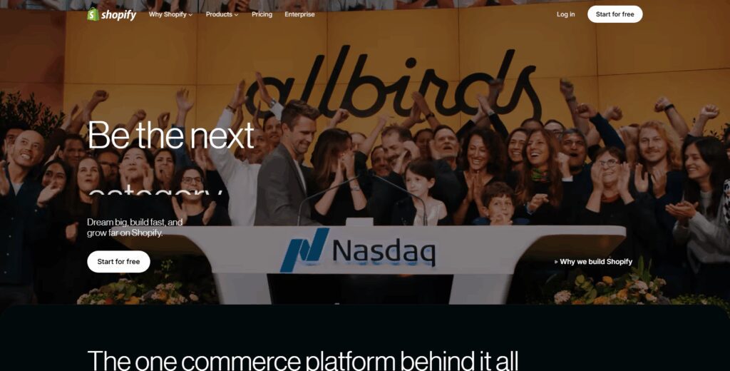 Shopify – E-Commerce Platform