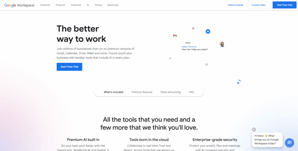 10 Best Digital Tools For Small Businesses to Grow 8 Google Workspace – Productivity Suite