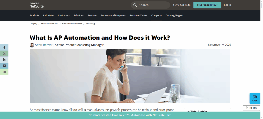 Oracle NetSuite AP Automation