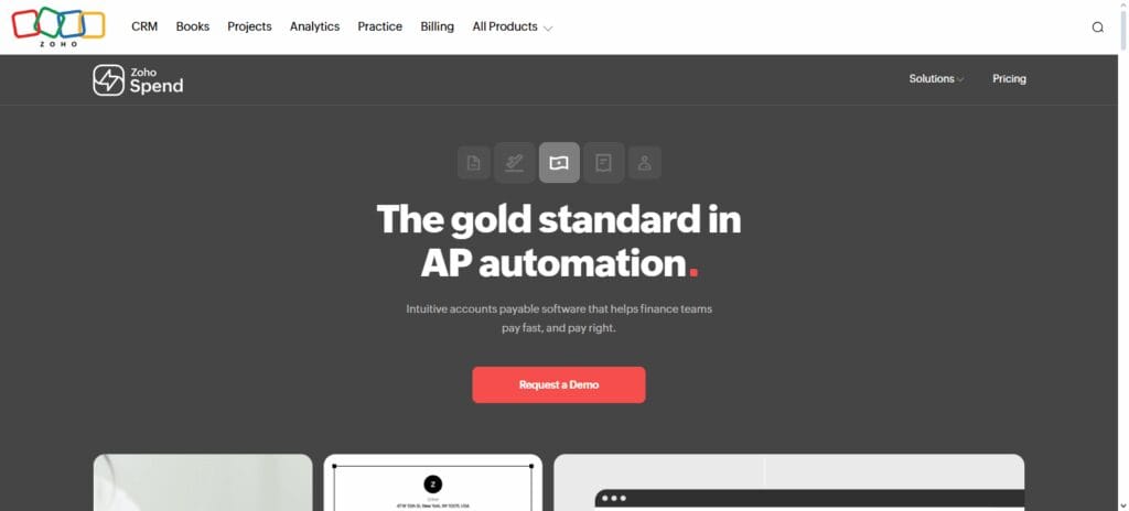 Zoho Books AP Automation