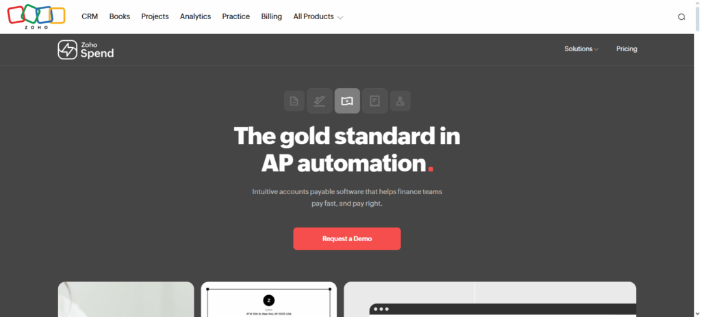Zoho Books AP Automation