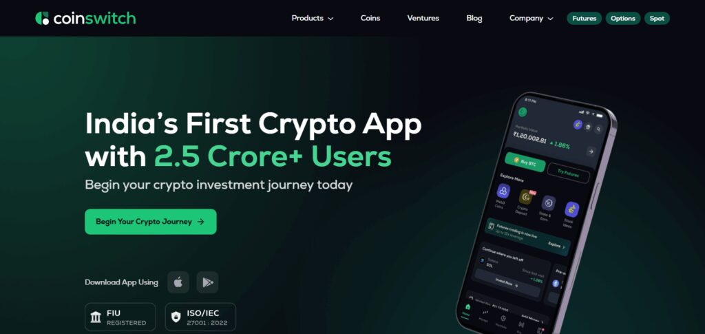 CoinSwitch Kuber