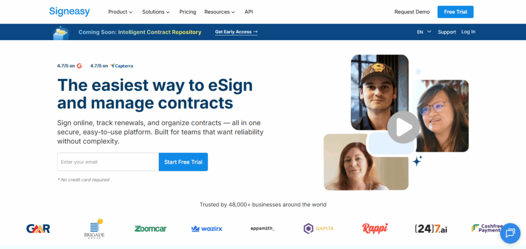 10 Best Doc Signing Softwares for Secure e-Signatures 6 SignEasy