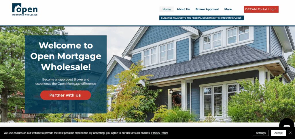 Open Mortgage.