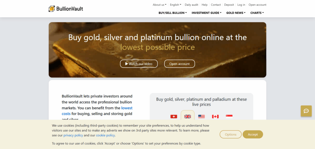 10 Best Online Gold Dealers for November 2026 9 BullionVault