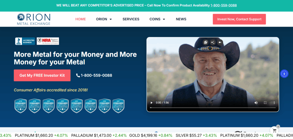 10 Best Online Gold Dealers for November 2026 6 Orion Metal Exchange