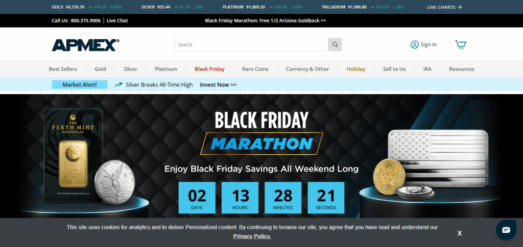 10 Best Online Gold Dealers for November 2026 3 APMEX