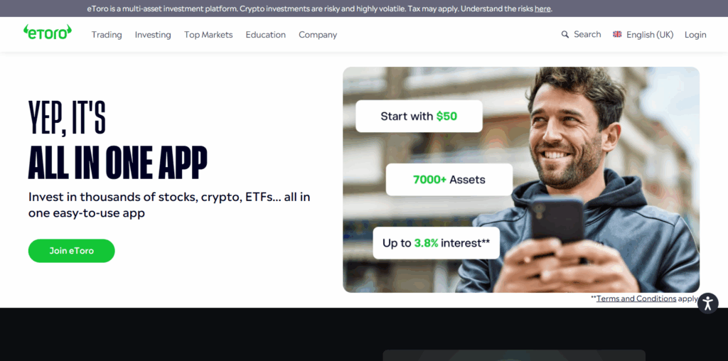 10 Best Platforms for Trading Crypto and Forex Side by Side 2 eToro