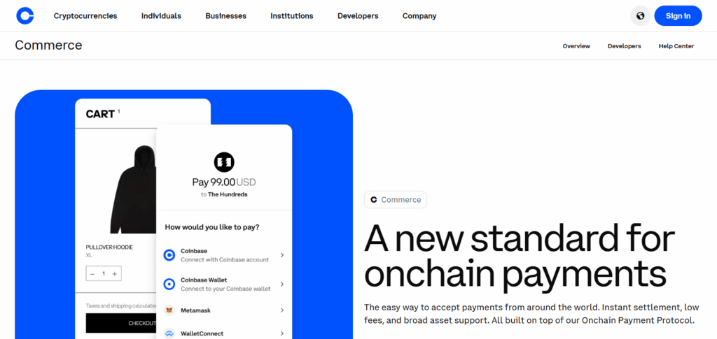 Coinbase Commerce / Business