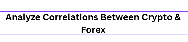 Analyze Correlations Between Crypto & Forex  