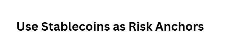 Use Stablecoins as Risk Anchors 