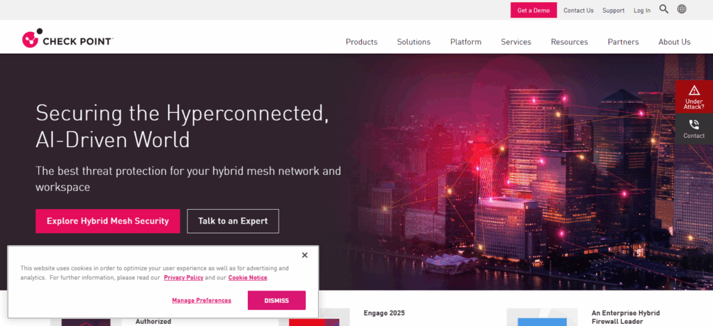 10 Cybersecurity Development Services Company 6 Check Point Software