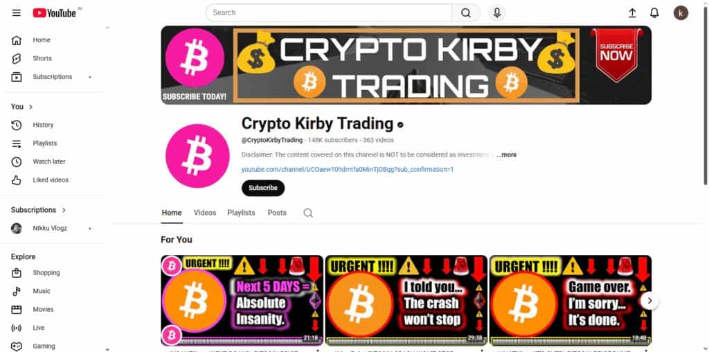 Crypto Kirby Trading