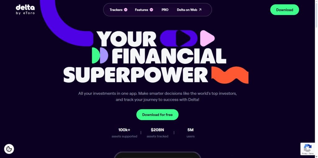 Delta Portfolio Tracker