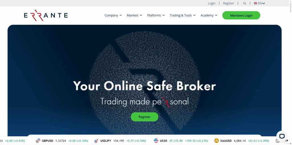 What is Errante Forex?