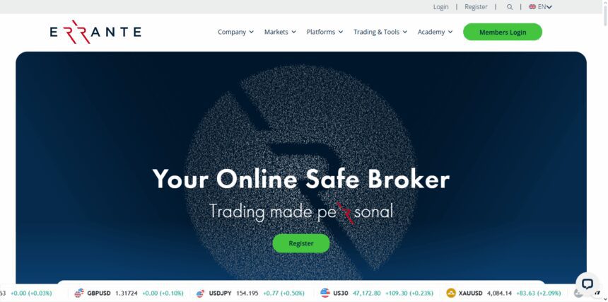Errante Forex Review 2025 – Trusted Broker or Not?