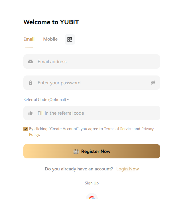 Click “Register”