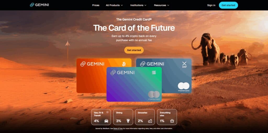 Gemini Credit Card