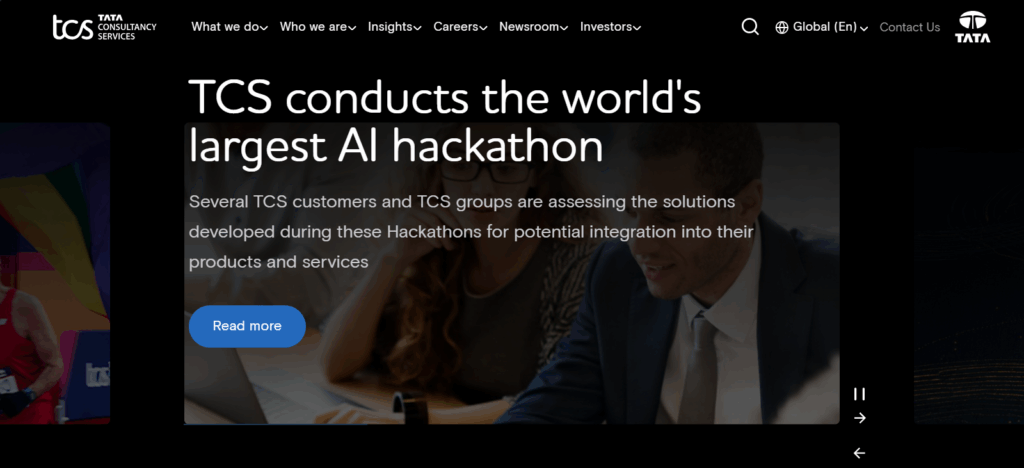 10 Cybersecurity Development Services Company 8 Tata Consultancy Services (TCS)