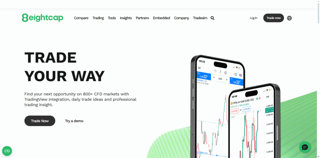 Eightcap vs FXCM: Platforms, Fees & Trading Comparison 2025 2 What Is Eightcap?