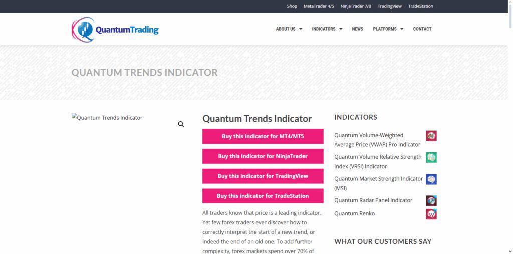 Quantum Trend Detector