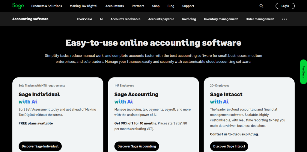 10 Top Zoho Books Alternatives in 2025 11 Sage Accounting