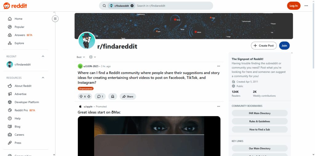 Reddit Communities