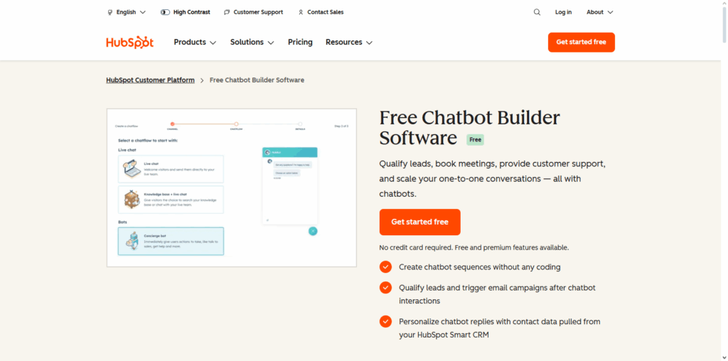 HubSpot Chatbot