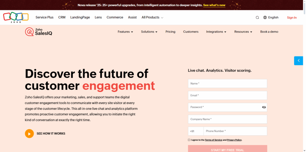 Zoho SalesIQ