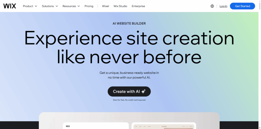 Wix ADI (AI Designer)