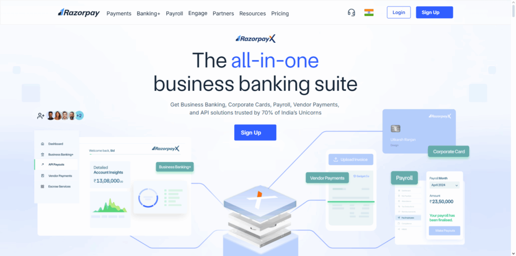10 Best AI-Powered Payment Gateways for Freelancers in India 2 RazorpayX