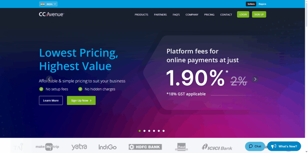 10 Best AI-Powered Payment Gateways for Freelancers in India 6 CCAvenue