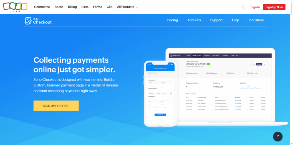 10 Best AI-Powered Payment Gateways for Freelancers in India 11 Zoho Checkout