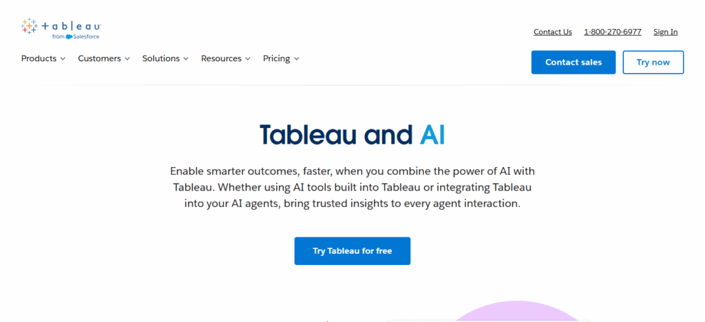 Tableau (with AI extensions)