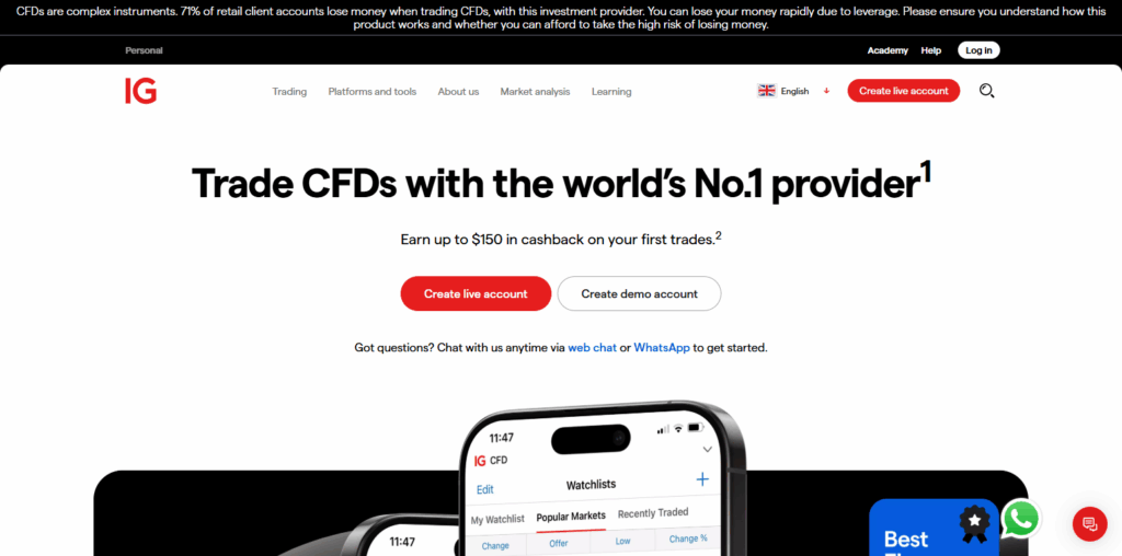 10 Best Brokers for Professional Traders 11 IG