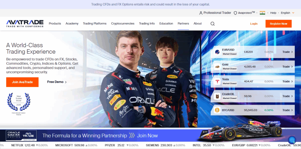 10 Best Brokers for Professional Traders 10 AvaTrade